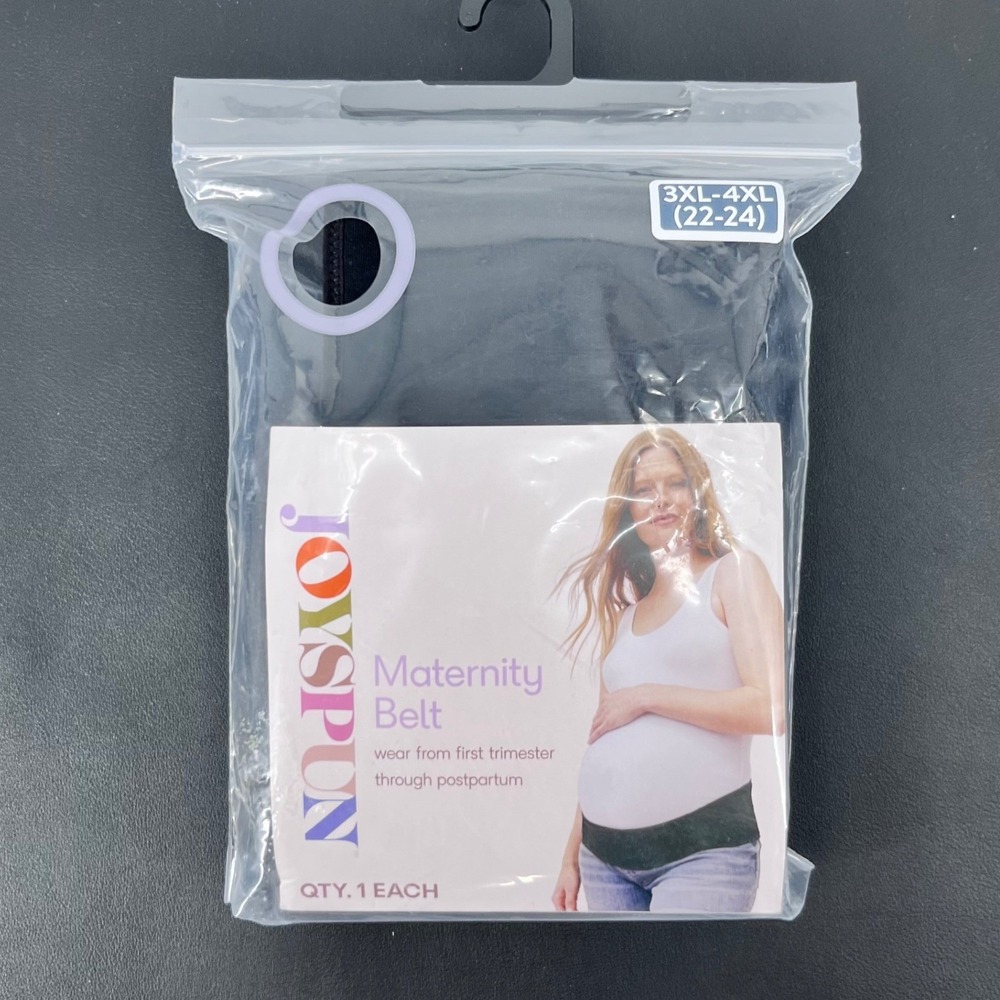 Joyspun‎ Maternity Belt Women 3XL-4XL Black Adjustable Back Hip Support Support